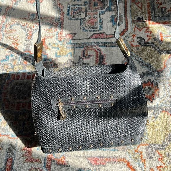 Vintage Charles Calfun Leather Bag - Picture 1 of 5